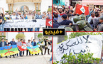 حصار مشدد ومكثف لمسيرة عارمة لنشطاء الحراك وسط الناظور بمشاركة وازنة للنشطاء الحسيميين