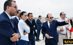 مدير وكالة مارتشيكا وطاقمه الإداري يتفقد الأوراش الجارية أشغالها بكورنيش الناظور
