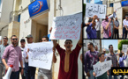 ساكنة حي "أولاد لحسن" تشتكي تثبيت لاقط هوائي وتستنكر في وقفة احتجاجية أمام مندوبية الاتصال بالناظور