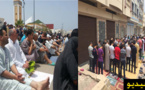 إمزورن.. فيديوهات تظهر أداء المصلين لصلاة الجمعة في الشارع العام إحتجاجا على إعتقال النشطاء