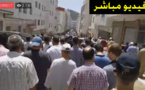 انطلاق مراسيم دفن والد الناشط المرتضى اعمراشن بعد صلاة الجنازة على جثمانه بمسجد موريفيخو
