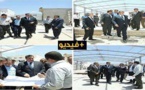  اخنوش يتفقد ورش بناء معمل للحليب بإمزورن وهذه هي الوعود التي قدمها للفلاحين بالحسيمة