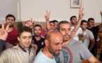 معتقلو الحراك بالحسيمة يرددون شعارات داخل المحكمة