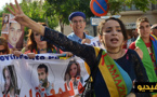 ناشطة ناظورية قادت مسيرة "مليلية" ورفعت شعارات الحراك وسط المدينة المحتلة 