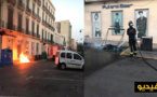 مجهولون يحرقون حاويات الأزبال بعدد من شوارع مدينة مليلية المحتلة 