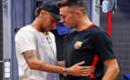 بعد أن أعلن رحيله عن برشلونة.. نيمار يودع اللاعب الناظوري منير الحدادي 