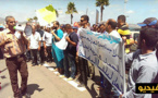 بحارة بني أنصار ينقلون احتجاجهم لعمالة إقليم الناظور 