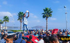 بعد منعهم من الدخول الى مليلية.. ممتهنو التهريب المعيشي ينظمون وقفة إحتجاجية حاشدة أمام عمالة الناظور