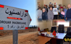 الدريوش: تواطؤ رئيس جماعة امطالسة في تحويل اتجاه طريق دوار احسنيون يخرج مواطنين وجمعويين للاحتجاج