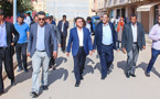 لجنة يترأسها الرحموني تعطي الانطلاقة لأشغال تهيئة المجال الحضري بأركمان