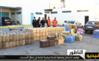 تقرير بالصوت والصورة عن حجز أمن الناظور لأطنان من الحشيش والبنزين والأموال والسيارات المزورة