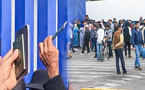 مواطنون يرفعون جوازات سفرهم في وجه أمن معبر بني أنصار بعدما منعوهم من الدخول