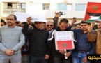ساكنة الناظور تتضامن مع الفلسطينيين وترفض القرار  الجائر للرئيس الأمريكي 