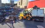 بالصور.. الشرطة الإسبانية تصادر ثلاثة أطنان من بضائع "فراشة" مغاربة بمليلية