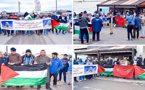جماعة بني شيكر تشهد وقفة تضامنية من أجل فلسطين ونصرة للمسجد الأقصى‎