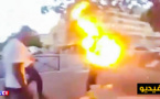 رواد الفايسبوك يتداولون فيديو صادم لقيام الشرطة الفرنسية بإضرام النيران في جسد شخص كان يتصرف بشكل مريب