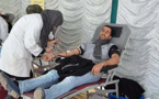 جمعويون من العروي يبصمون على حملة متميزة للتبرع بالدم عرفت مشاركة أزيد من 250 متبرع