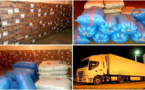 جمارك زايو تحجز كمية مهمة من المواد الغذائية المهربة على متن شاحنة للنقل الدولي