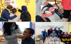 استفادة 350 تلميذا من حملة طبية نظمتها قافلة الخير في مدرسة البحتري بالناظور 