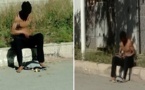 بعد ظاهرة الدواب.. مختل عقلي يجوب شوارع بني أنصار متجردا من ملابسه وسط تجاهل تام للمسؤولين