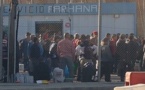 اغلاق معبر فرخانة بعد هجوم بالحجارة على الشرطة الاسبانية