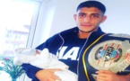 سليل مدينة امزورن يوسف أسويق يتوج بطلا للعالم في رياضة الكيك بوكسينك