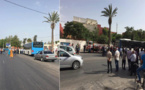 خلاف بين الطاكسيات والحافلات حول أحقية نقل المواطنين يربك حركة السير بالعروي