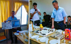 أطر وأساتذة ثانوية أولاد أمغار يودعون مديرهم في حفل بهيج