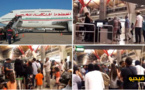 بالفيديو.. مسافرون معهم جثامين موتى عالقون بمطار مدريد يحتجون ضد شركة الخطوط الجوية المغربية