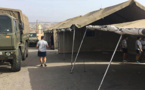 نصب خيام عسكرية لإيواء "الحراكة" في مليلية وسط مخاوف من ارتفاع أعداد المهاجرين