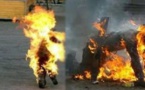 على طريقة "البوعزيزي".. المهداوي يُشعل النار في جسده ويطالب بترحيله خارج المغرب