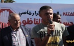 أبرشان يثور في وجه مندوب الصيد ويقود إحتجاجا للصيادين أمام المندوبية 