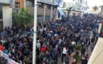 مسيرة شعبية بـ"تماسينت" بعد تشييع جثاميْ شابين لقيا مصرعهما إثر غرق قارب للهجرة السرية