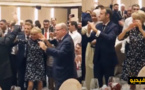 الرئيس الفرنسي ماكرون وزوجته يرقصان على أنغام الشعبي في عرس بباريس