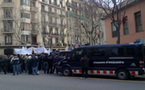 الوقفة الاحتجاجية الثالثة أمام القنصلية المغربية ببرشلونة