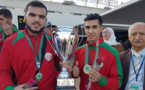 البطل الحسيمي أسامة ديدوح ينال لقب بطولة العرب في رياضة الكيك بوكسينغ بالجزائر