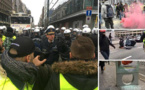 بالصور..شرطة بروكسل تدخل في مواجهة مع أفراد من السترات الصفراء