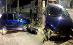 بالصور.. سائق متهور يتسبب في حادث مروع قرب حاجز أمني بمدخل مدينة ازغنغان ويلوذ بالفرار