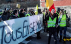 بلجيكا.. المئات من أصحاب السترات الصفراء يحتجون في شوارع نامور