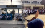 الأساتذة المتعاقدون يستنكرون "قمع" زملائهم في وقفة احتجاجية أمام المركز الجهوي لمهن التربية بالناظور 