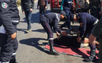 الوقاية المدنية بالناظور تتدخل لإنقاذ شخص غارق في الدماء 