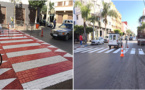 بلدية الناظور تعيد صباغة ممرات الراجلين بشوارع المدينة وأزقتها