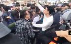 شاهدوا.. الأمن يحاصر وقفة أساتذة "الكونطرا" بساحة الشبيبة بالناظور