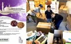  جمعية دار الورد ببلجيكا توزع التمور ومواد غذائية على المحتاجين و السجناء المسلمين بالسجون البلجيكية