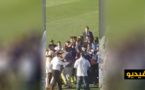 مشاهد عنيفة خلال انتهاء مباراة نهضة بركان و الصفاقس التونسي