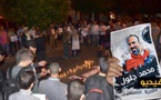 أساتذة مرسمون ومتعاقدون يحتجون بالناظور من أجل المعتقلين و "حجيلي" وضد مديرية التعليم