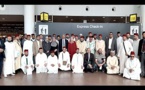 مؤسسة تجمع مسلمي بلجيكا تشرف على توديع وفد البعثة المغربية بمطار بروكسيل