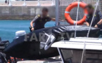 بالفيديو.. إنقاذ مهاجرين مغربيين من عرض البحر حالا الهجرة عبر التجديف الى إسبانيا