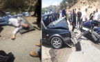 إصابة شخصين في حادثة سير  بمنعرجات جبل كوركو