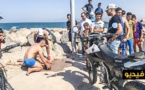بالفيديو.. إنقاذ شاب من الغرق في مياه بحيرة مارشيكا ونقله الى المستشفى الحسني 